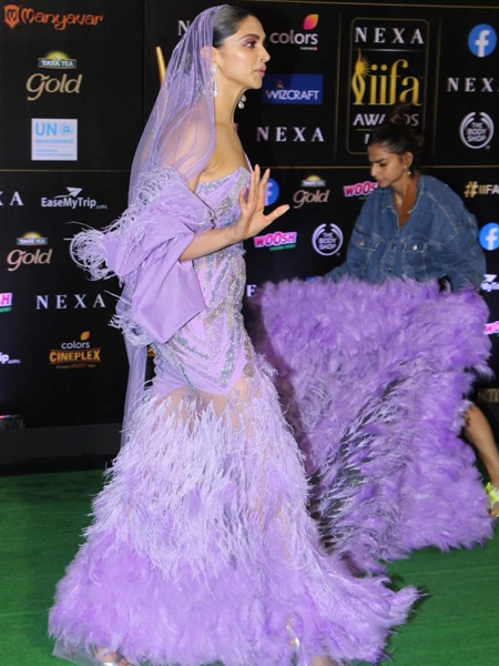 Deepika Padukone's Gaurav Gupta IIFA Gown Is Being Called A Copy Of Kylie  Jenner's Versace Met Gala Dress