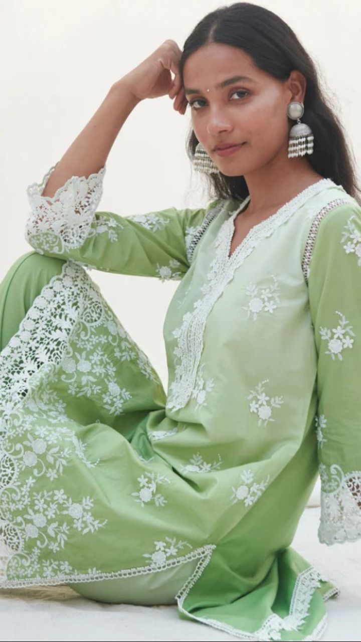How To Recreate Kiara Advanis Pista Green Cotton Kurta Look