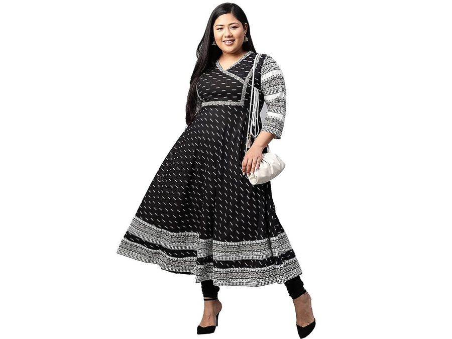 kurti dress design for women Designer Women Party Printed Kurti, Crepe, Half Sleeves, Round Neck, 40 inches in Indore at best price by Rani Sati Dresses