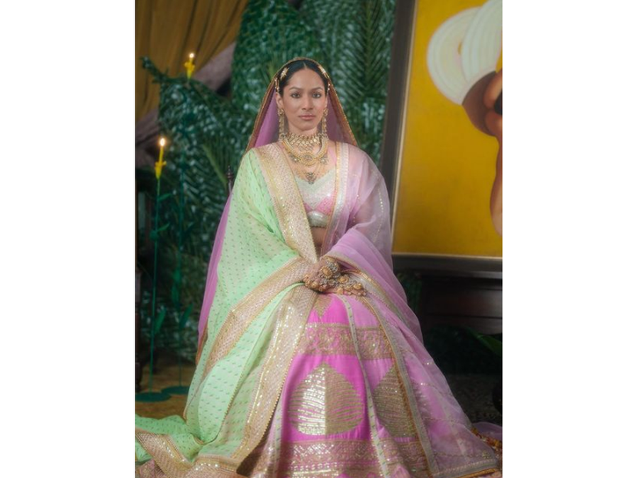 green emerald velvet dress Kurta And Lehenga Set For Couple