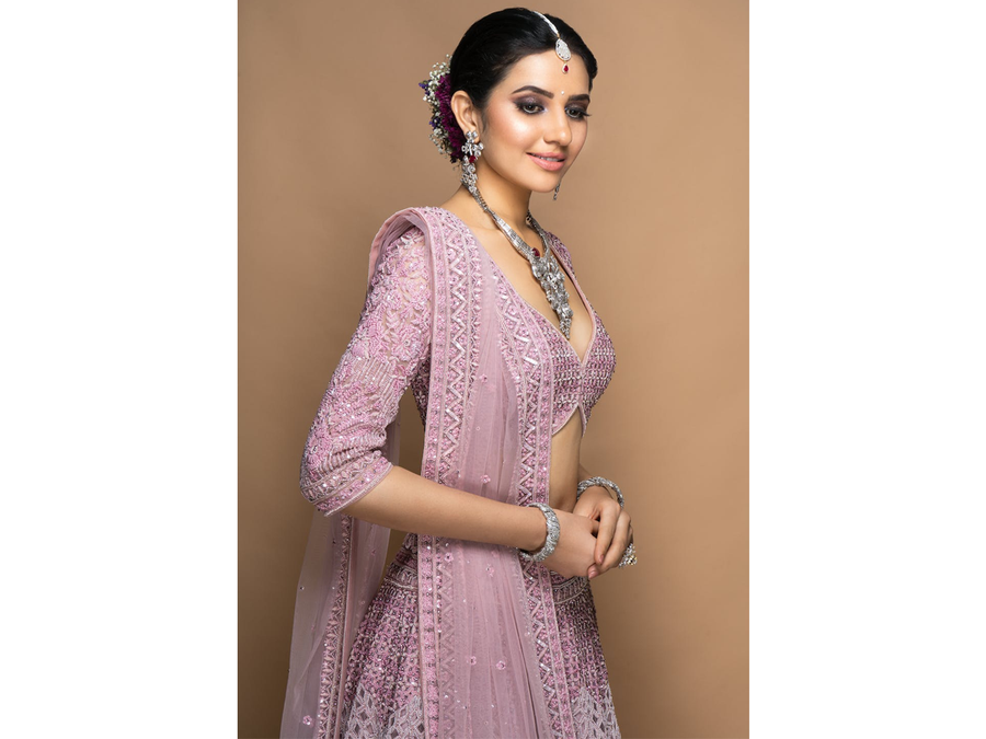 sachin and babi light blue dress Unique Engagement Dress Ideas Inspired By Celebrities