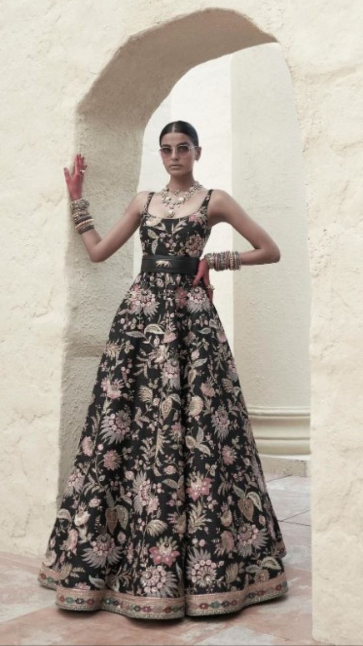 Sabyasachis Black Lehengas Kurtas And Sarees Sabyasachis Black Lehengas Kurtas And Sarees