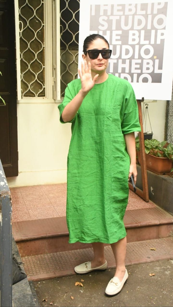 Affordable Dupes For Kareena Kapoor Khans Green Linen Dress