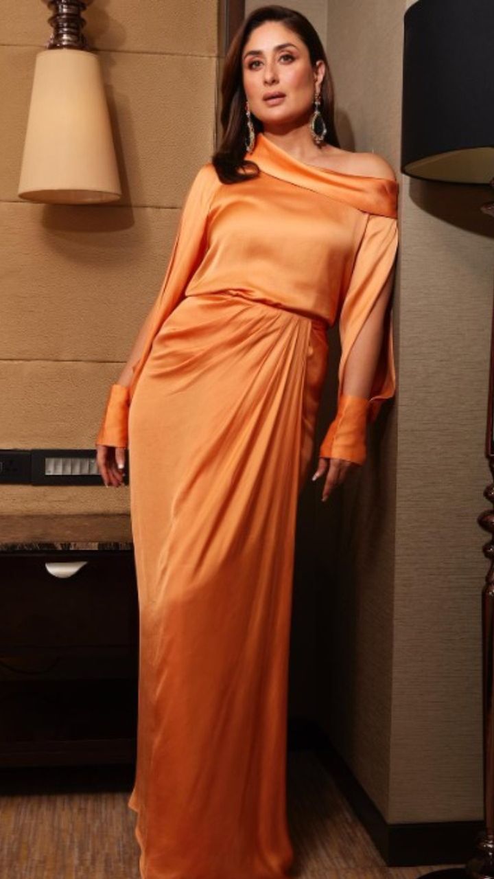 kareena kapoor orange dress Kareena Kapoor's double dose of summer fashion in yellow and orange outfits made our day brighter. Pics