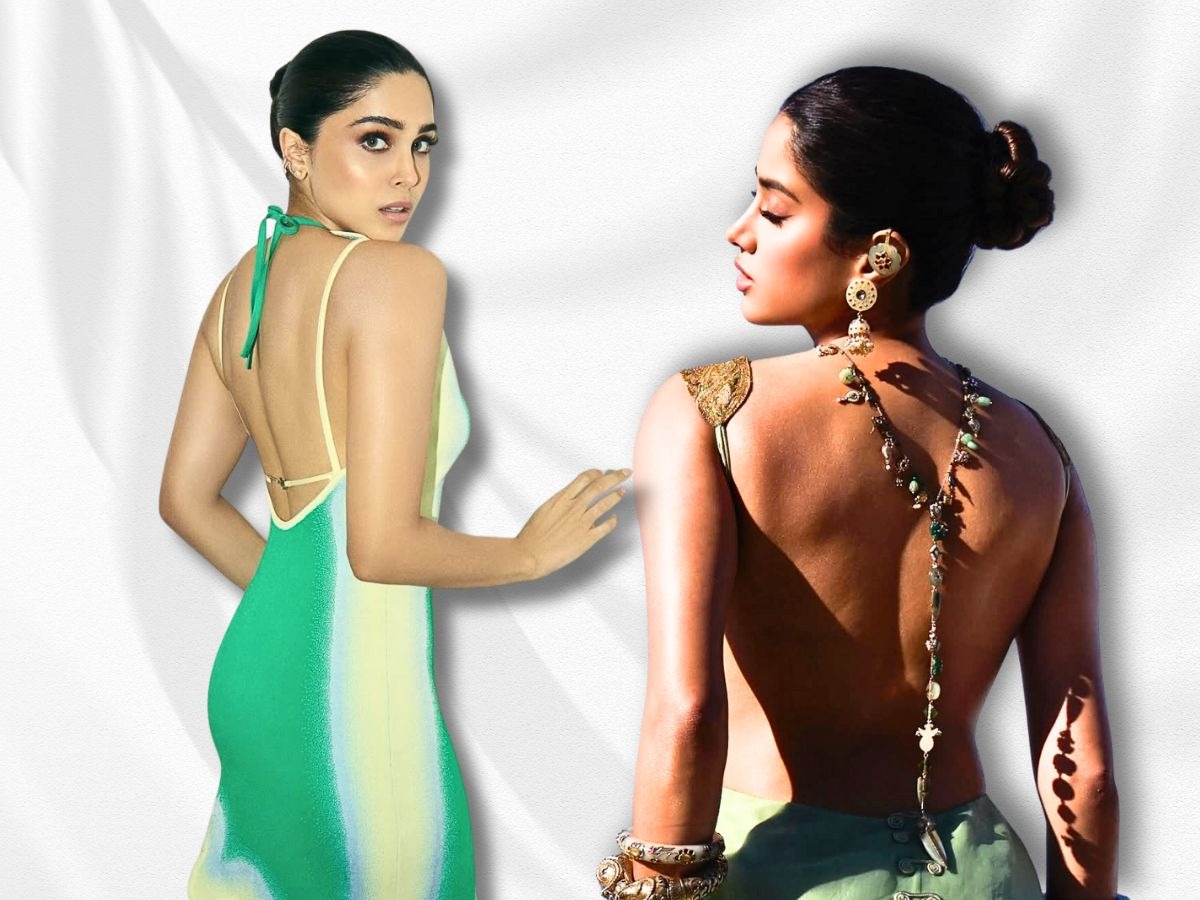 sachin and babi light blue dress When body jewellery becomes the entire outfit