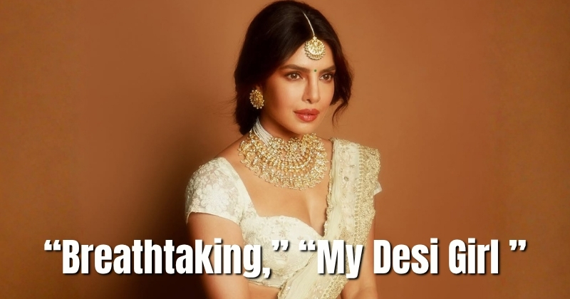 Nick Jonas swoons Over Priyanka Chopra’s Backless Lehenga, Calls Her ‘His Desi Girl’