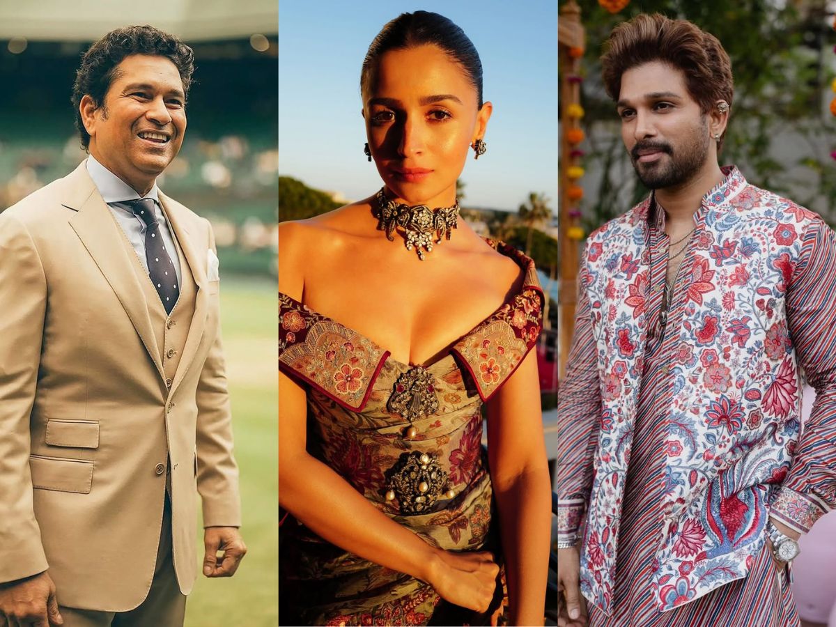 Most valuable Indian celebrities, Sachin Tendulkar, Alia Bhatt, Allu Arjun,
