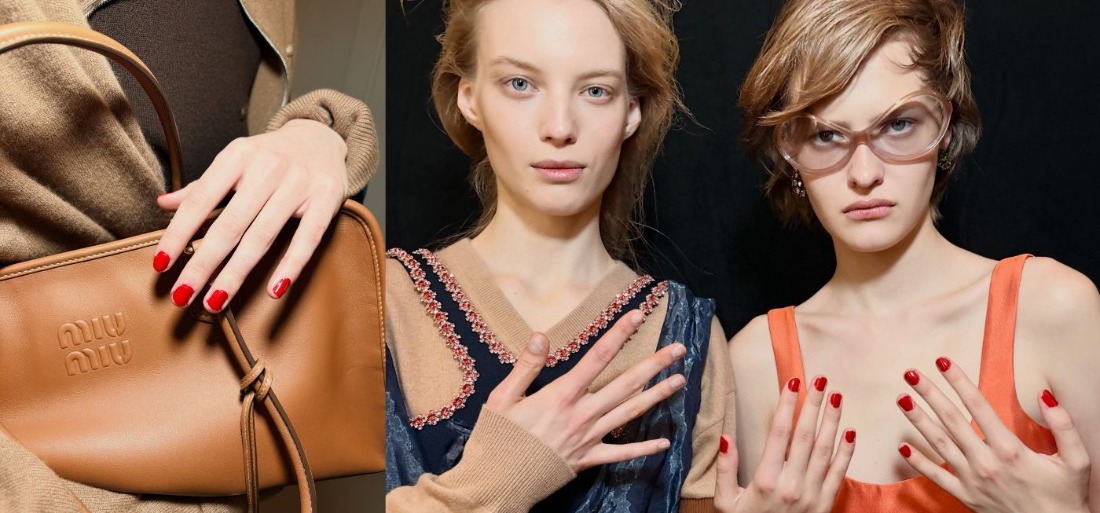 Miu Miu’s Messy Nails Are A Middle Finger To The Clean-Girl Aesthetic & We Love It