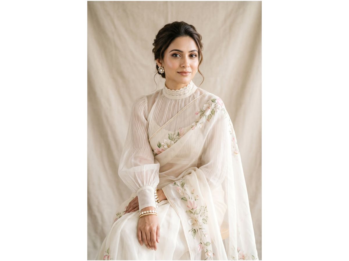 Ganesh Chaturthi 2026 fashion trends - statement blouses