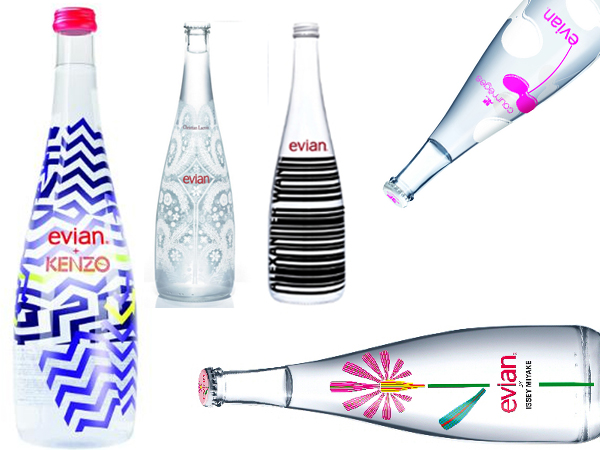 9 Luxury Designer Limited Edition Bottles by Evian