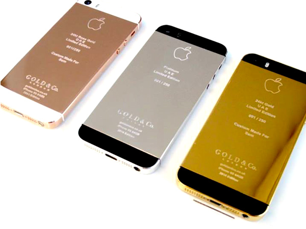 Now iPhone 5S Gets a Gold-Plated Makeover