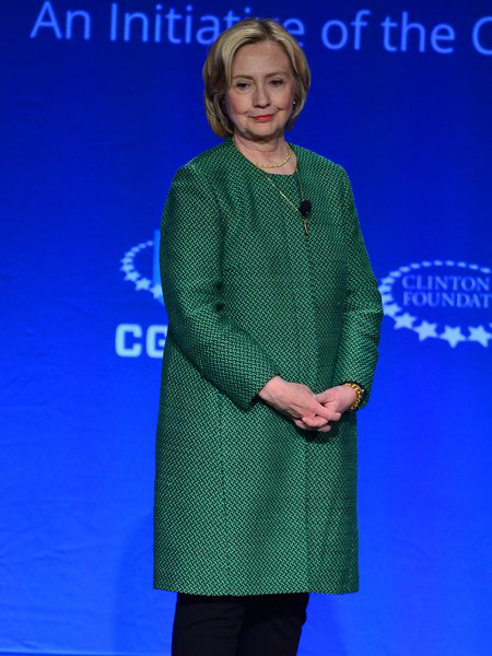 hillary clinton green dress Best Fashion Looks of AddTopProm