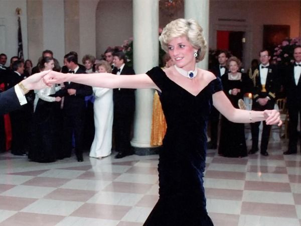 Princess Diana's Iconic 'Travolta' Midnight Blue Velvet Gown To Go On Sale