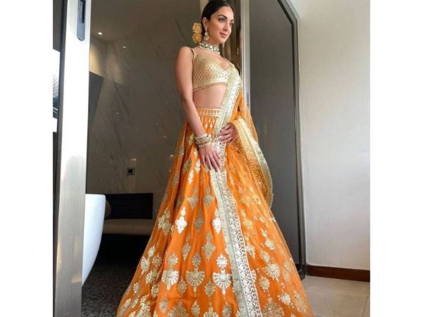 slim fit dress slacks Pink Designer Kiara Advani Styled Wedding Lehenga Choli with Heavy Sequin  Work